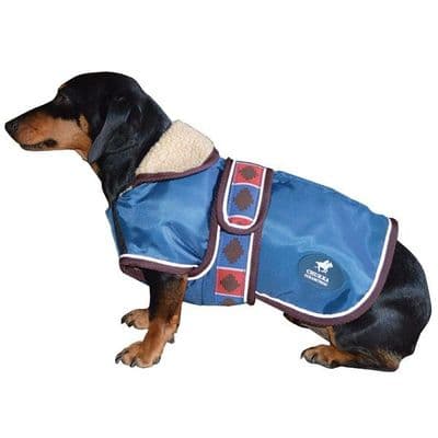 Chukka Polo Collection Waterproof Dog Coat - Blue