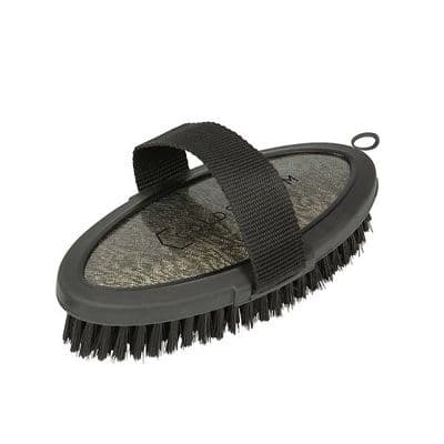 Coldstream Shine Body Brush - Black/Silver