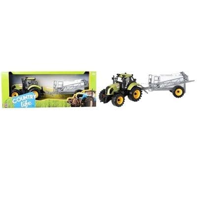 Country Life Push-A-Long Tractor & Trailer - Green