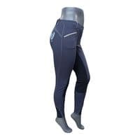 Covalliero Detriot Ladies CoolMax Breeches - Navy