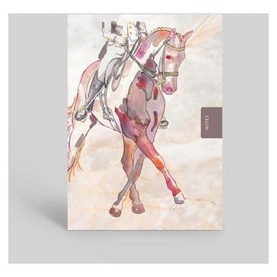 Deckled Edge Notebook - Dressage Horse