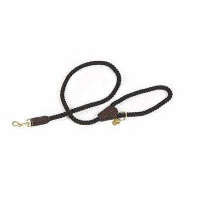 Digby & Fox Rope Dog Lead - Black