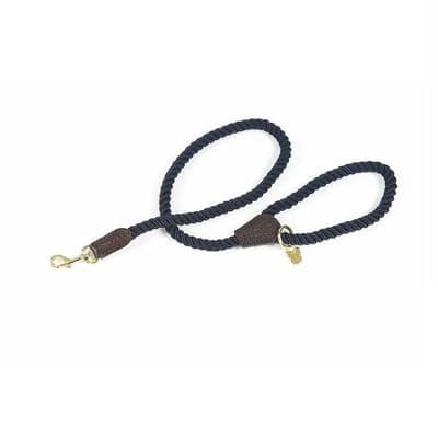 Digby & Fox Rope Dog Lead - Navy