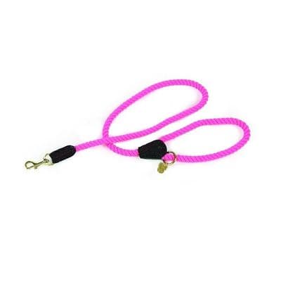 Digby & Fox Rope Dog Lead - Pink