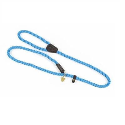 Digby & Fox Rope Slip Dog Lead - Blue