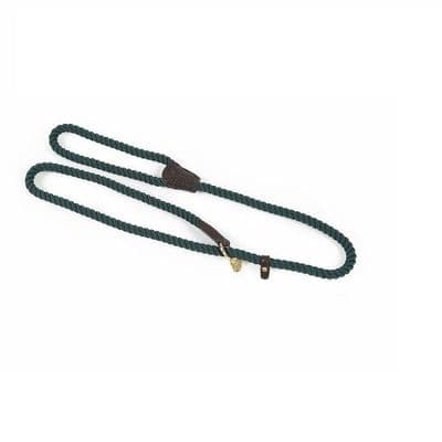 Digby & Fox Rope Slip Dog Lead - Green