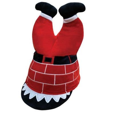 Equetech Child's Santa Stuck in Chimney Hat Silk