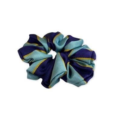 Equetech Pony Club Scrunchie - Blue/Yellow/Purple