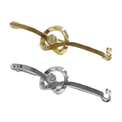 Equetech Twirl Crystal Stock Pin