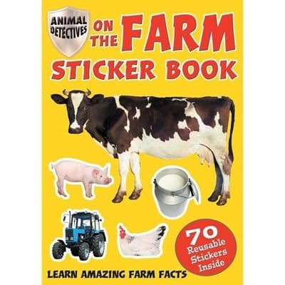 Farm Sticker Book - Animal Detective
