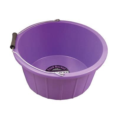 Feed Bucket with Handle 15 Litres - Purple