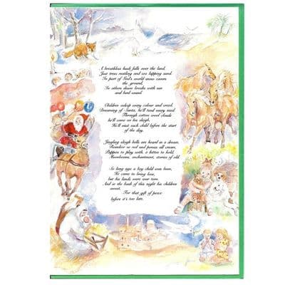 Gray's Christmas Poem Christmas Cards Pack of Five