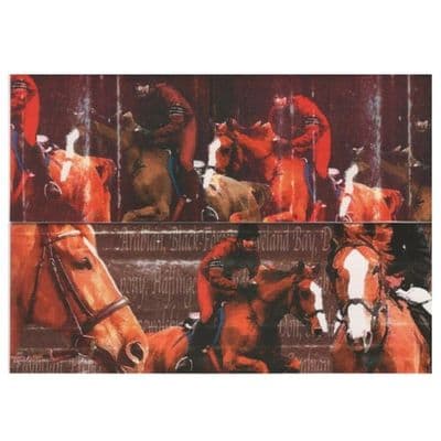 Gray's Horse Sport Slim Blank Greeting Cards Set of Two