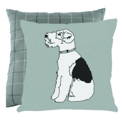 Gray's 'Scruffy Dog' Cushion