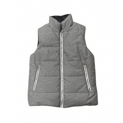 Horseware Reversible Kids Gilet - Grey Melange & Black