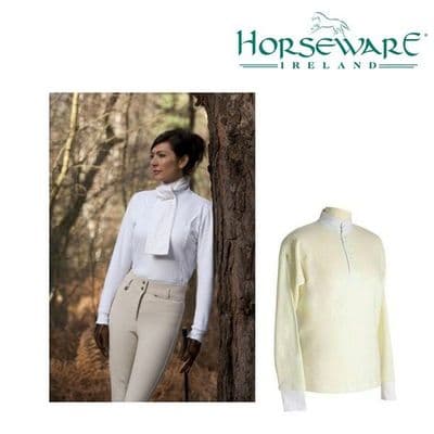 Horseware Tally-Ho Ladies Fitted Hunt Shirt - Cream