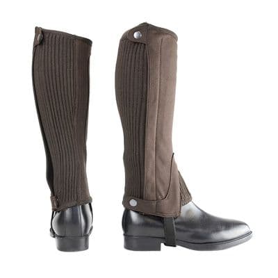 Hy Equestrian Amara Junior Half Chaps - Brown