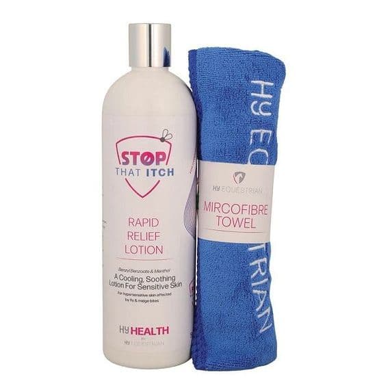 HyHEALTH STOP THAT ITCH Rapid Relief Lotion with Microfibre Towel - 500ml