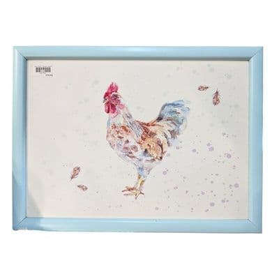Jennifer Rose Country Cockerels Lap Tray