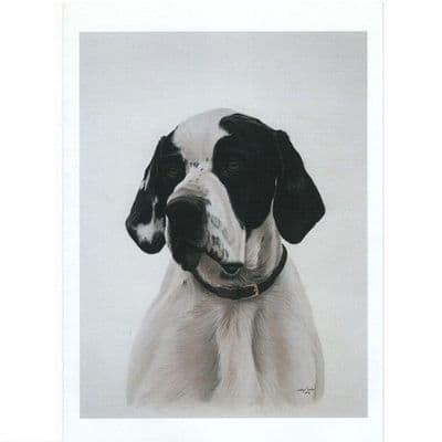 Jocelyn Sandor Blank Greeting Card Dog Portrait 'Sam'