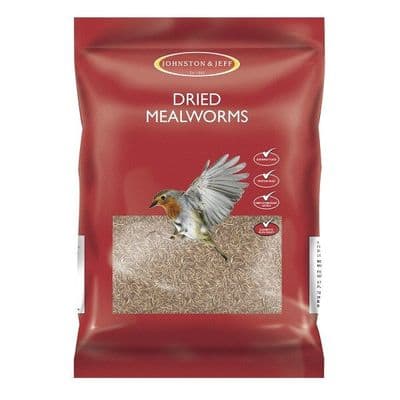 Johnston & Jeff Dried Mealworms - 500g