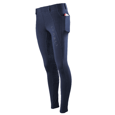 Legacy Junior Riding Tights - Navy