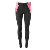 Legacy Ladies Riding Tights - Black & Candy Floss