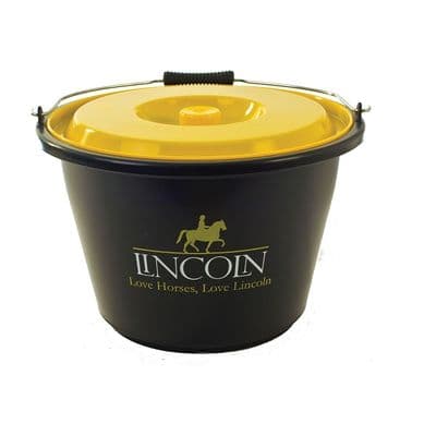 Lincoln Beet Bucket with Lid 18 Litres - Black