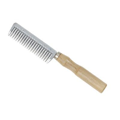 Lincoln Mane Comb with Wooden Handle