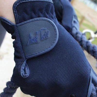 Mark Todd Junior Super Riding Gloves - Navy