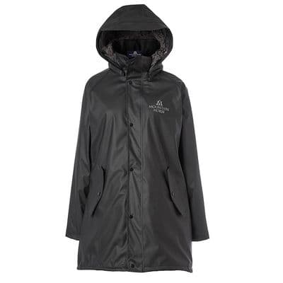 Mountain Horse Junior Spirit Rain Coat - Black