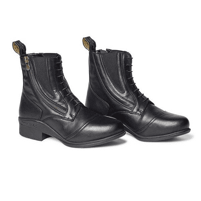 Mountain Horse Veganza Side Zip Paddock Boots - Black
