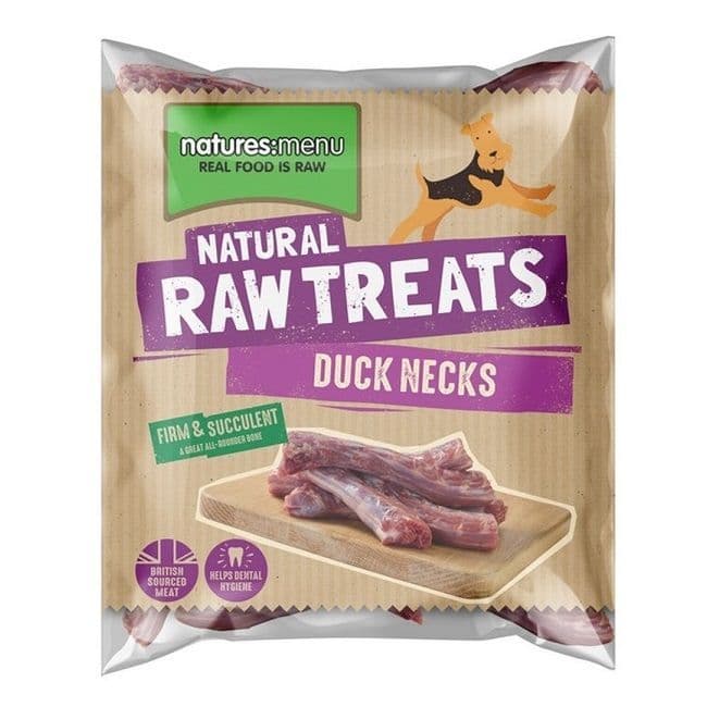Natures Menu Frozen Duck Necks Raw Dog Chews