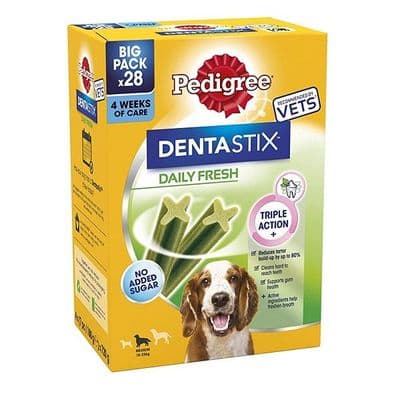Pedigree Daily Fresh Dentastix - Medium (28 pack)