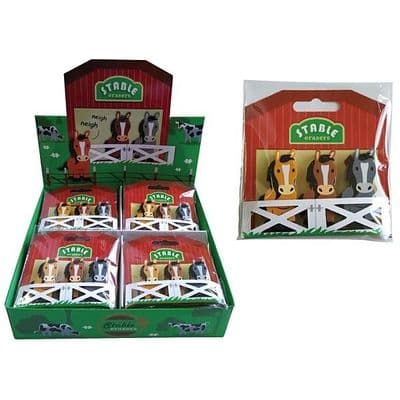 Pony Club Horse Rubbers Pack of Three