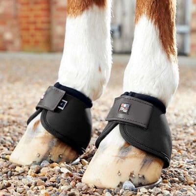 Premier Equine Ballistic No-Turn Over Reach Boots - Black