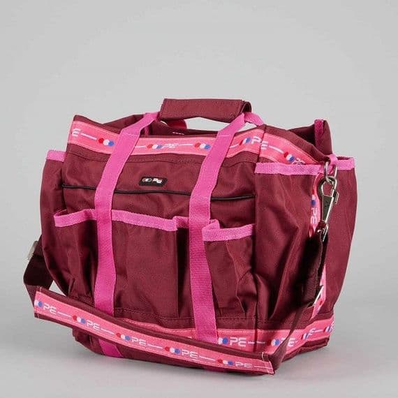 Premier Equine Grooming Kit Bag Wine/Fuchsia