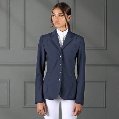Shires Aubrion Ladies Dartford Show Jacket - Navy