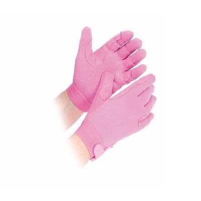 Shires Aubrion Newbury Riding Gloves -Junior - Pink
