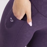 Shires Aubrion Non-Stop Riding Tights - Purple
