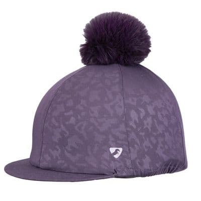 Shires Aubrion Pom Pom Hat Cover - Purple
