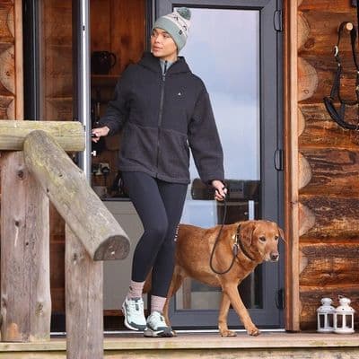 Shires Aubrion React Sherpa Fleece Jacket - Shadow