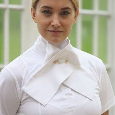 Shires Aubrion Ready Tied Stock - White