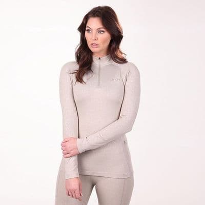 Shires Aubrion Revive Winter Baselayer - Taupe
