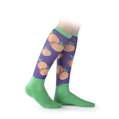 Shires Childs Hyde Park Socks - Peaches