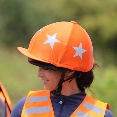 Shires EQUI-FLECTOR® Hat Cover - Orange