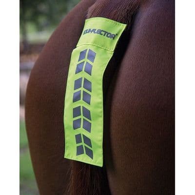 Shires EQUI-FLECTOR® Tail Strap - Yellow