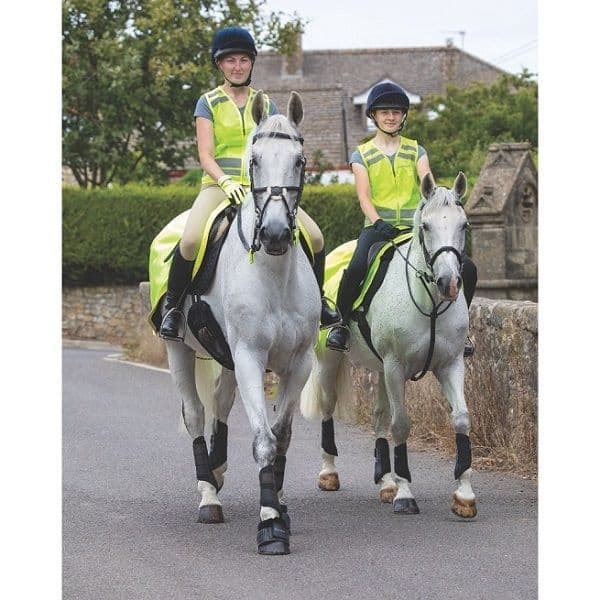 Shires EQUIFLECTOR Waterproof Exercise Sheet Yellow