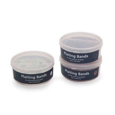 Shires EZI-GROOM Plaiting Bands - Tub