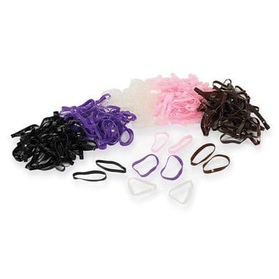 Shires EZI-GROOM Silicone Plaiting Bands